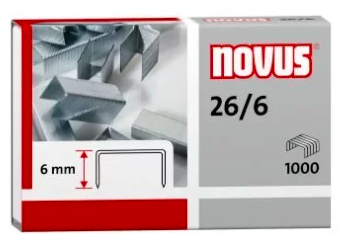 Скоби для степлера NOVUS № 26/6 ( 040-0056 )